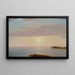 Zonsondergang - John Frederick Kensett — ingelijst kunstwerk aan de muur