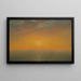 Zonsondergang op zee - John Frederick Kensett — ingelijst kunstwerk aan de muur