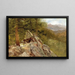 Westers landschap - John Frederick Kensett — ingelijst kunstwerk aan de muur