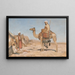 Een bedoeïenenkamp of Arabische bedoeïenen - John Frederick Lewis — ingelijst kunstwerk aan de muur