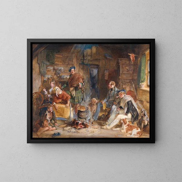 Hospitalité des Highlands - John Frederick Lewis — ingelijst kunstwerk aan de muur