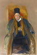 Portret van een welvarende handelaar uit Thérapia - John Frederick Lewis — weergave van het kunstwerk