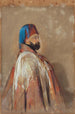 Portrait du général Jochmus Pacha vers 1841 - John Frederick Lewis — weergave van het kunstwerk