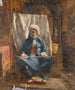 Esquisse voor In Caïro, Bezestein El Khan Khalil - John Frederick Lewis — weergave van het kunstwerk