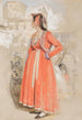 Studie van een jonge Napolitaanse in Rome - John Frederick Lewis — weergave van het kunstwerk