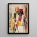 De pijpdrager - John Frederick Lewis — ingelijst kunstwerk aan de muur