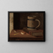 MugBook Biscuits et Allumettes - John Frederick Peto — ingelijst kunstwerk aan de muur