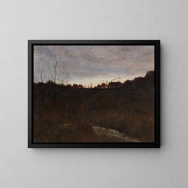 Nocturne Painting - John Frederick Peto — framed artwork on a wall