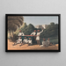 Porteurs de palanquin - John Gantz — framed artwork on a wall
