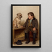 Une conversation - John George Brown — ingelijst kunstwerk aan de muur