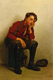 Un répit dans les affaires - John George Brown — weergave van het kunstwerk