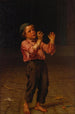 Une prise assurée - John George Brown — weergave van het kunstwerk