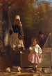 Au puits - John George Brown — weergave van het kunstwerk