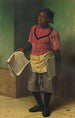 Les journaux du matin - John George Brown — weergave van het kunstwerk