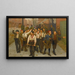 Notre bande - John George Brown — ingelijst kunstwerk aan de muur