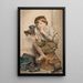 Uitverkocht - John George Brown — ingelijst kunstwerk aan de muur