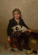 De schoenpoetser - John George Brown — weergave van het kunstwerk
