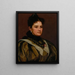 De vrouw van de kunstenaar - John George Brown — ingelijst kunstwerk aan de muur