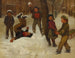 Winterspelen - John George Brown — weergave van het kunstwerk