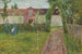 Het kloostertuin - John George Sowerby — weergave van het kunstwerk