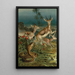 Cobra africain of Haje en gazelles - John George Wood — ingelijst kunstwerk aan de muur