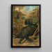 Rhinocéros - John George Wood — ingelijst kunstwerk aan de muur