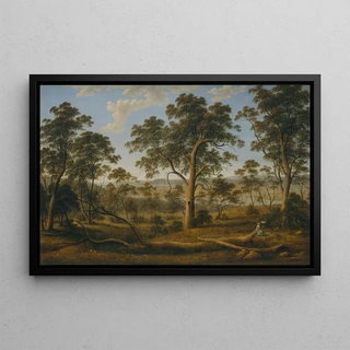 John Glover - Launceston and the river Tamar.webp