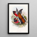 Trogon de Diard - John Gould — ingelijst kunstwerk aan de muur