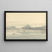 Een Stad aan het Meer van Genève - John Henderson — ingelijst kunstwerk aan de muur