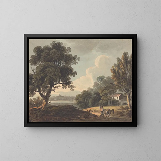 John Henry Campbell - Landscape with a Distant View of London.webp