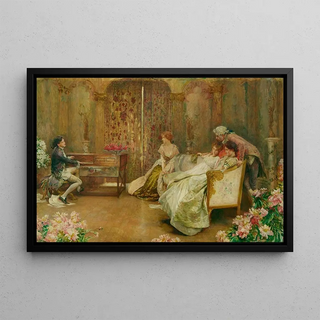 John Henry Frederick Bacon - An elegant soire.webp