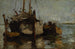 schepen in de haven - John Henry Twachtman — weergave van het kunstwerk