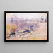 Einde van de winter - John Henry Twachtman — ingelijst kunstwerk aan de muur