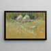 Meules de foin au bord des bois - John Henry Twachtman — ingelijst kunstwerk aan de muur