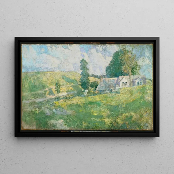 Summer Painting - John Henry Twachtman — framed artwork on a wall