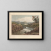 Kleine watervallen bij Luzerne - John Hill — ingelijst kunstwerk aan de muur
