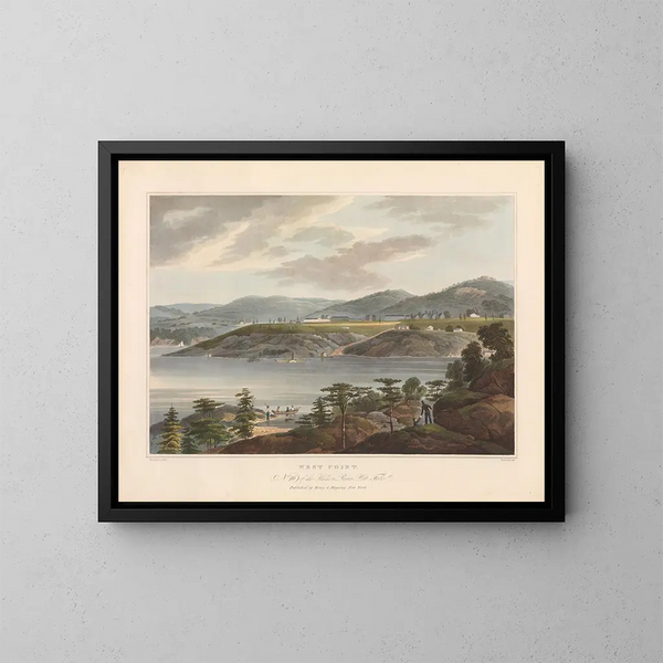 West View Painting - John Hill — framed artwork on a wall
