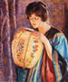 La lanterne japonaise - John Hubbard Rich — weergave van het kunstwerk