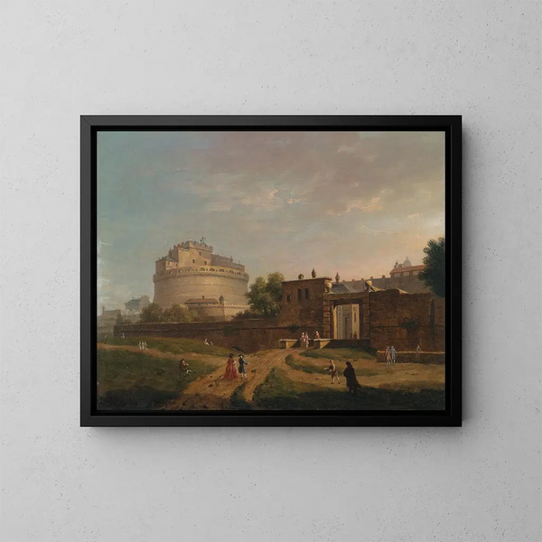 Château Saint-Ange, Rome - John Inigo Richards — framed artwork on a wall
