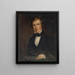 Portret van Benjamin Conklin - John Insco Williams — ingelijst kunstwerk aan de muur