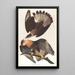 Caracara du Brésil - John James Audubon — ingelijst kunstwerk aan de muur