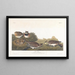 Alouette hausse-col - John James Audubon — framed artwork on a wall