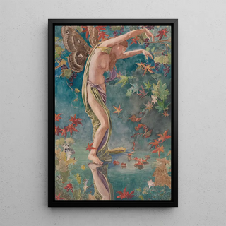 John La Farge - Autumn Scattering Leaves.webp