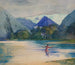Entree van de rivier VaiTePiha, ankerplaats van de koks - John La Farge — weergave van het kunstwerk