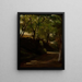in het Glen Portsmouth Rhode Island - John La Farge — ingelijst kunstwerk aan de muur
