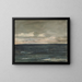 Studie van de les over de kust van Jersey - John La Farge — ingelijst kunstwerk aan de muur