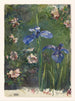 Rozen wild en irissen - John La Farge — weergave van het kunstwerk