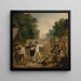 Verdediging van Hobs - John Laguerre — ingelijst kunstwerk aan de muur