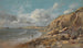 kustscène in Cullercoats nabij Whitley Bay - John Linnell — weergave van het kunstwerk