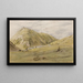 Ingang van Dovedale vanaf Ashbourne, Derbyshire - John Linnell — ingelijst kunstwerk aan de muur